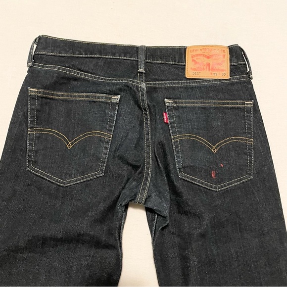 Levis 511 Jeans Mens W 32 L 30 - Picture 8 of 16